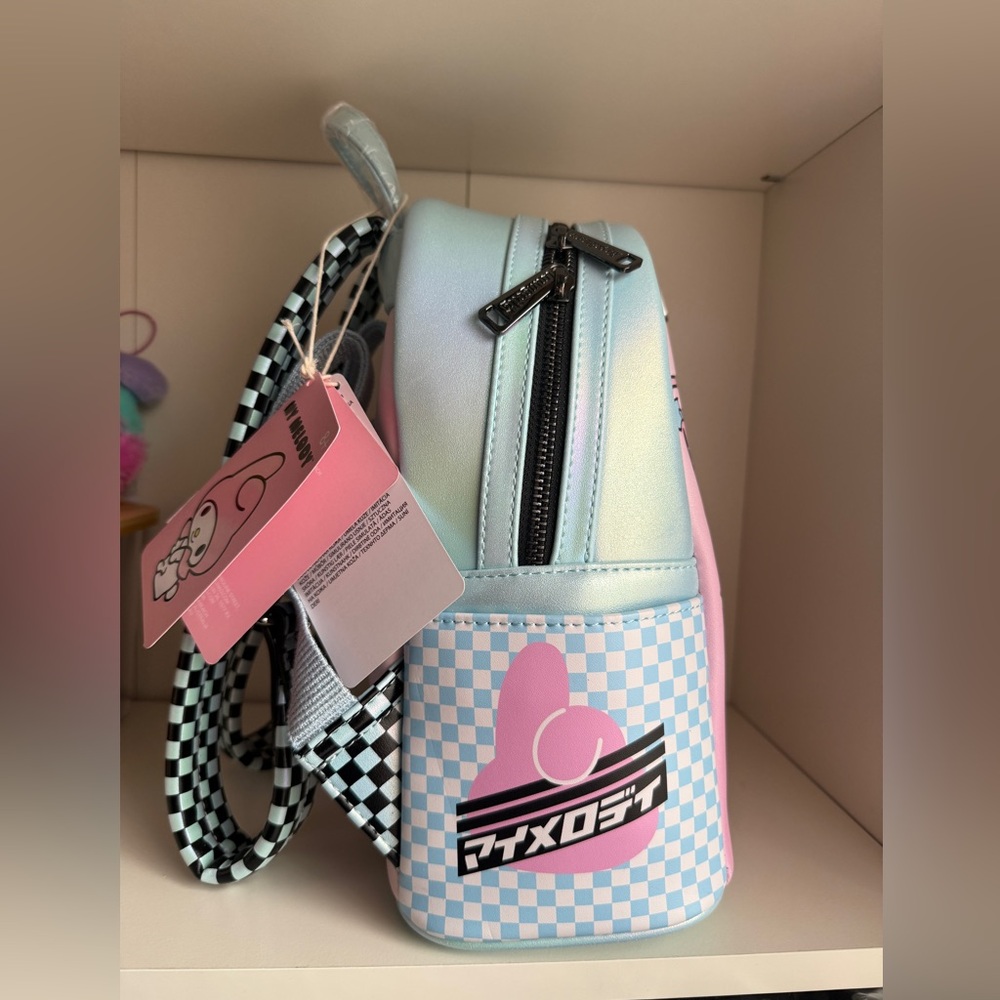 Loungefly Sanrio My Melody Racer Mini Backpack NWT - Picture 4 of 5